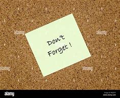 Image result for Don't Forget Post It Note