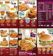 Image result for TV Menu Fast Food