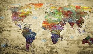 Image result for Large Wall Size World Map