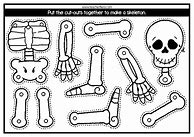 Image result for Cartoon Skeleton Cut Out