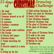 Image result for Christmas Drawing Challenge