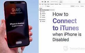 Image result for iPhone 12 Is Disabled Connect to iTunes