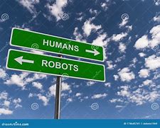 Image result for Robot Road Sign