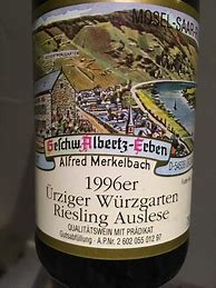 Alfred Merkelbach Kinheimer Treppchen Riesling Auslese #1 に対する画像結果