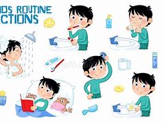 Image result for Kids Hygiene Routine Clip Art