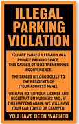 Image result for Funny Parking Messages