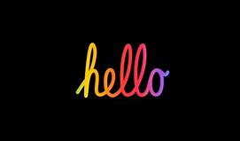 Image result for Apple Hello Animation