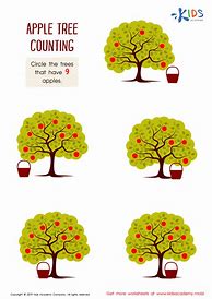 Image result for Counting Apples Worksheet