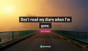 Image result for Don't Read My Diary