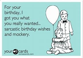 Image result for Happy Birthday Sarcastic Friend
