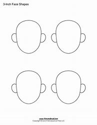 Image result for Blank Face Template for Preschool