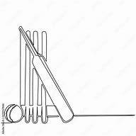 Image result for Cricket Wicket Drawing