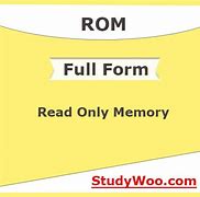 Image result for RAM ROM Full Form