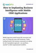 Image result for CRM Mobile Intelligence