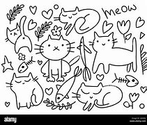 Image result for Cat Doodle Art