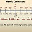 Image result for Metric System One Pager Chemistry