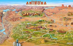Image result for Fun Arizona Map