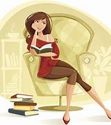 Image result for Women Reading Books Clip Art