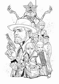 Image result for Stranger Things Coloring Pages Print
