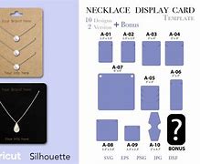 Image result for Necklace Display Stand Template A4 Size