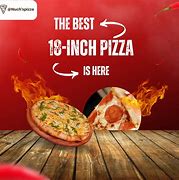 Image result for How Big Is an 18 Inch Pizza