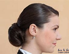 Image result for Air Hostess Hairstyle