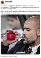 Image result for Arsenal Losing to Manchester City Memes