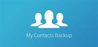 Image result for My Contacts Backup