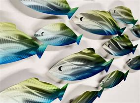 Image result for 3D Fish Wall Art