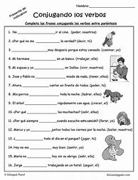 Image result for Reglas Para Conjugar Verbos En Espanol