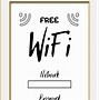 Image result for Wifi Password Blank Template