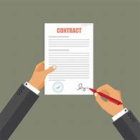 Image result for Motion Image of Signing Contract