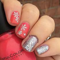 Image result for Glitter Winter Nails