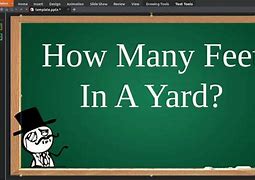 Image result for How Many Feet in One Yard