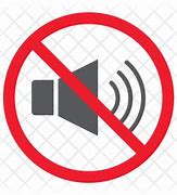 Image result for No Noise Icon