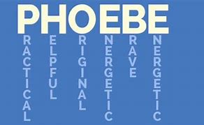 Image result for Phoebe That Is Brand New Information