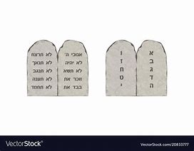 Image result for 10 Commandments Print Stone Tablets