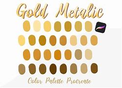 Image result for Metallic Color Palette