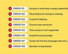 Image result for Error Code Text Message