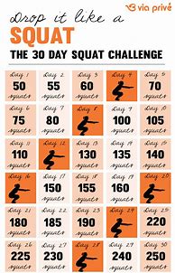 Image result for 30-Day Squat Challenge Plus Printable