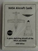 Image result for NASA Aircraft Cards