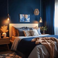 Chambre bleu nuit : 18 idées déco pour une ambiance calme !