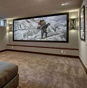 Image result for Home Theater Room Idea with 85 Inch TV