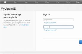 Image result for Apple ID Account Sample
