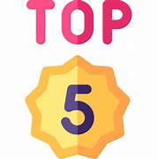 Image result for Top 5 Icon