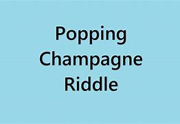 Image result for Champagne Riddle Glass