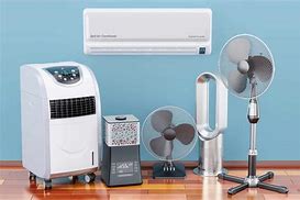 Image result for Battery Powered Air Con Set Up