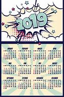 Image result for Calendar 2019 Cartoon