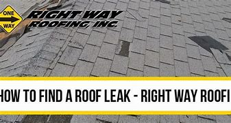 Image result for How to Find Roof Leak