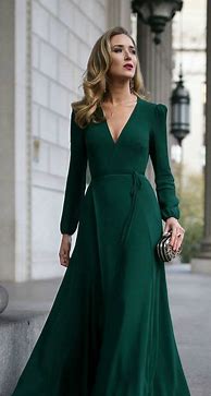 Image result for Emerald Green Dress Outfit
